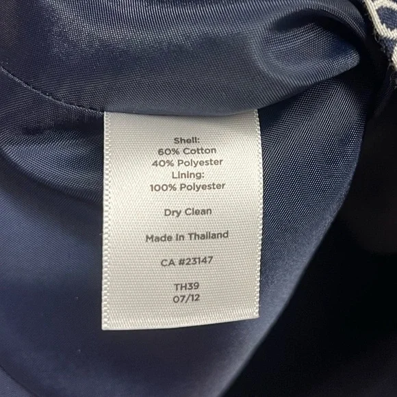 NWT Talbots Bow-Front Patterned Dress - Picture 15 of 15